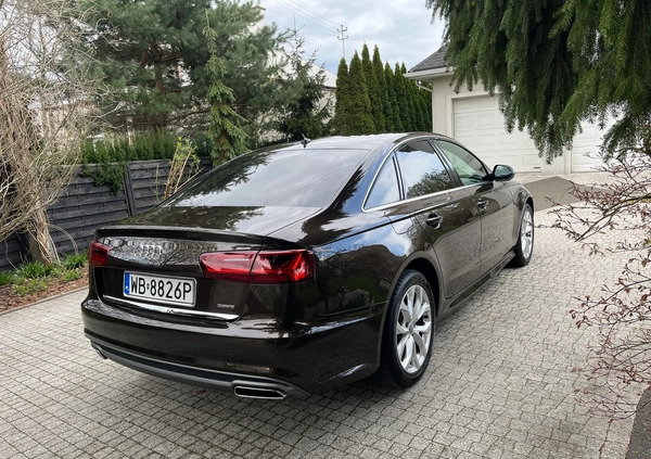 Audi A6 cena 124000 przebieg: 80000, rok produkcji 2017 z Młynary małe 154